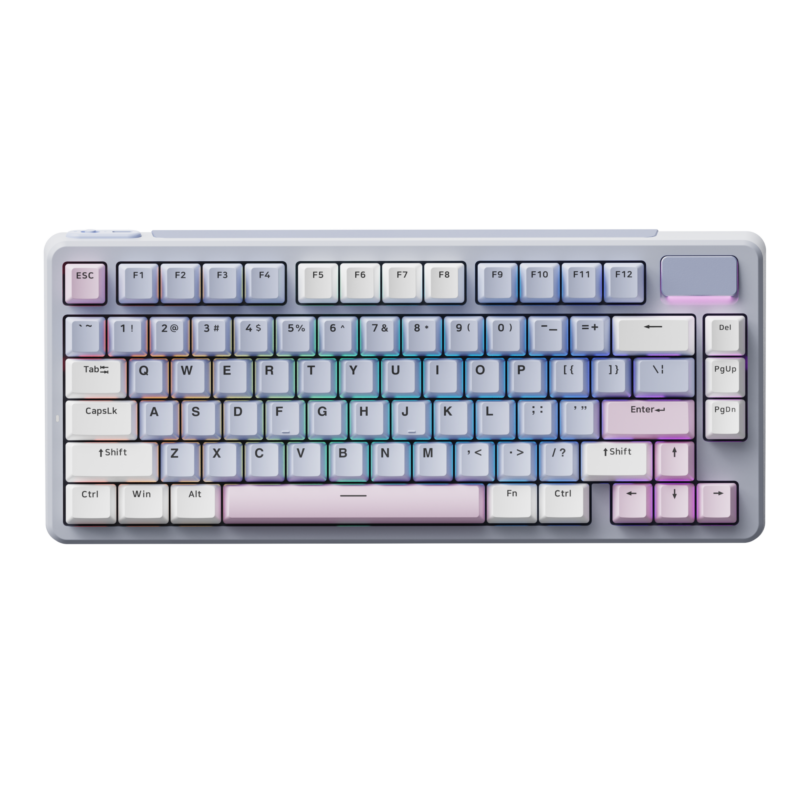 1.V700DIY-75-PK_WH.png Rapoo V700DIY-75 Wireless Mechanical Gaming Keyboard Creamy Sound