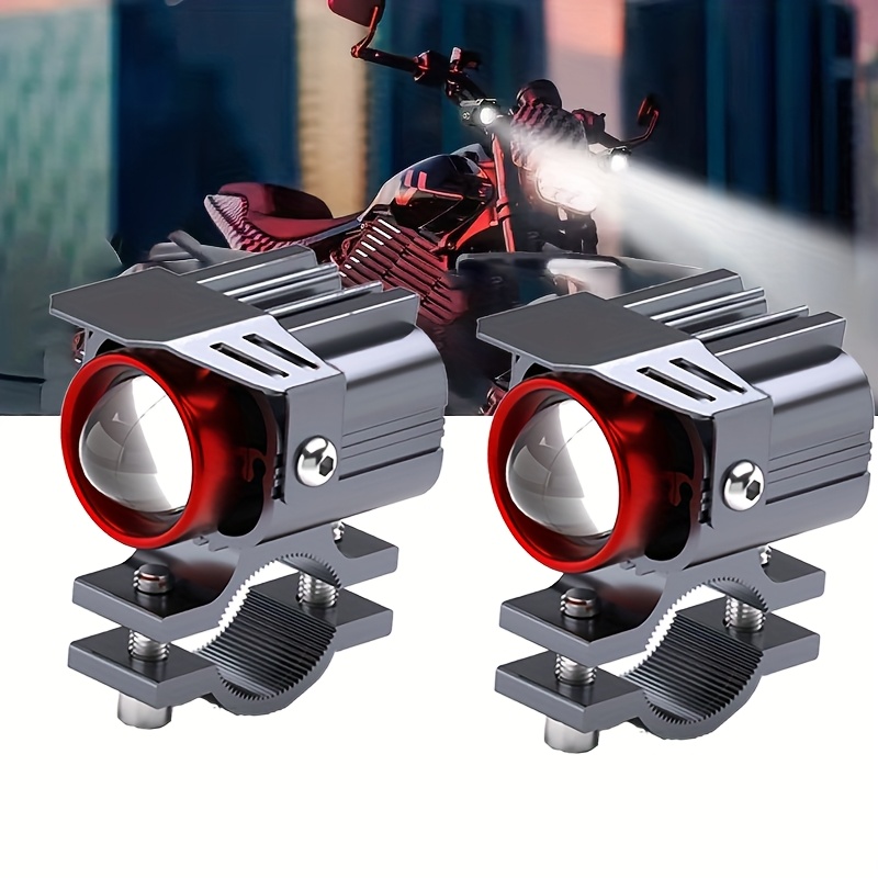 Heyword 14,000LM Dual-Color LED Fog Lights: 12V High-Intensity Spotlights for Motorcycle & ATV