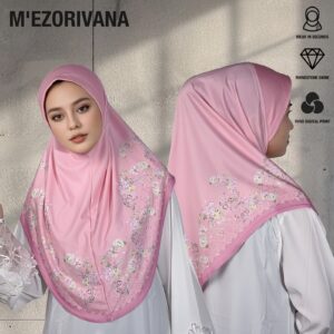 A Fashionable Printed Headscarf, Soft, Breathable, and Comfortable Muslim Women's Hijab, Multiple Colors Available for