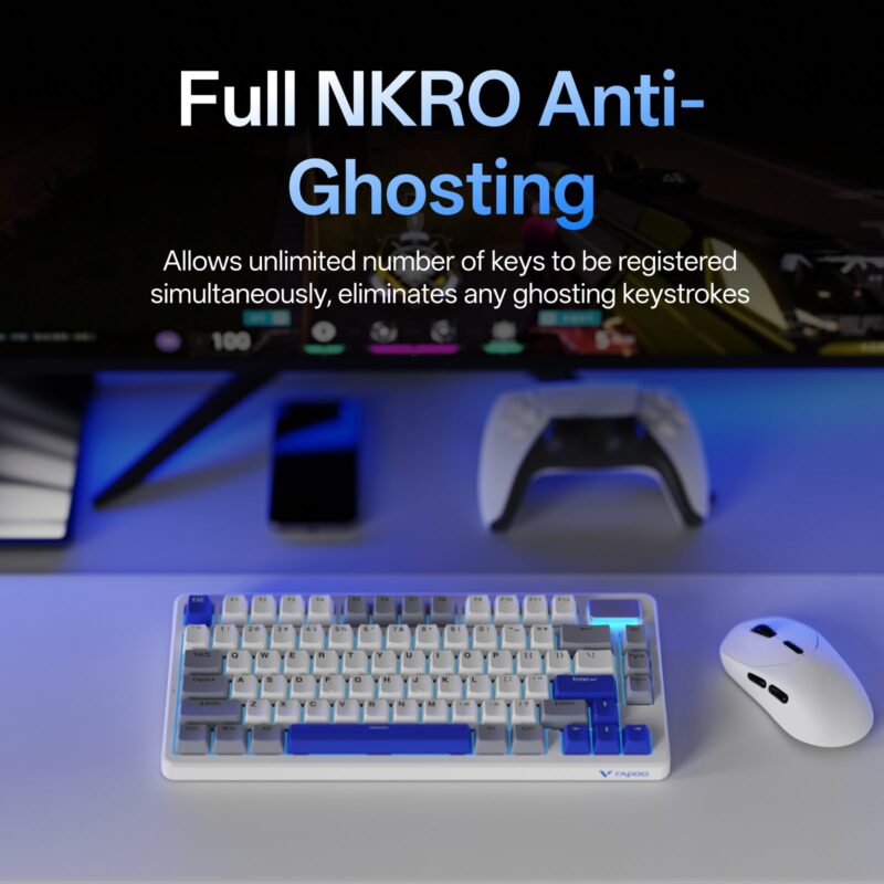 6.V700DIY-75.jpg Rapoo V700DIY-75 Wireless Mechanical Gaming Keyboard Creamy Sound