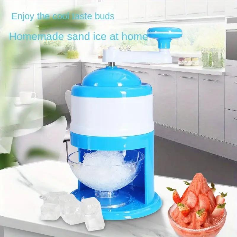 Manual Pro Ice Shaver: Portable Hand-Crank Smoothie & Snow Cone Maker