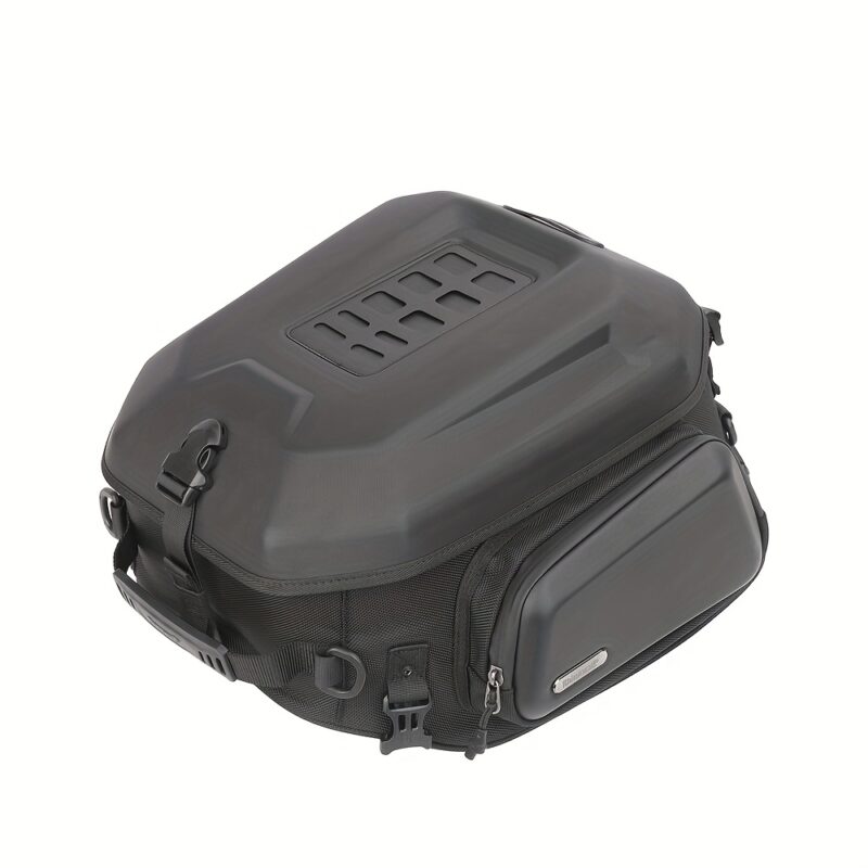 Rhinowalk 23L-35L Expandable Tail Bag: Hard Shell Waterproof Motorcycle Trunk & Backpack