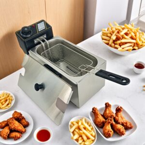 Foldable Stainless Steel Fry Basket: Multi-Use Heat-Resistant Strainer & Chef Tool