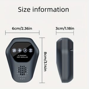 Ultrasound Pest Repeller: 360° Non-Toxic Sonic Plug-in for Mice, Ants & Roaches