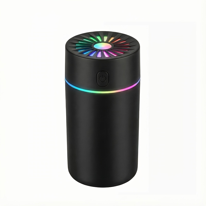 2-in-1 Car Aroma Diffuser & Humidifier: 7-Color LED Sonic Mist for Car, Office & Home