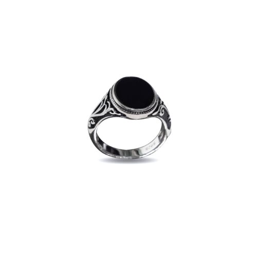 Yemeni Aqiq Silver Ring