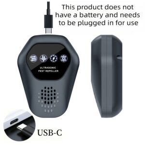 Ultrasound Pest Repeller: 360° Non-Toxic Sonic Plug-in for Mice, Ants & Roaches