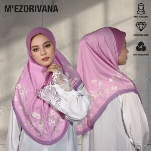 A Fashionable Printed Headscarf, Soft, Breathable, and Comfortable Muslim Women's Hijab, Multiple Colors Available for