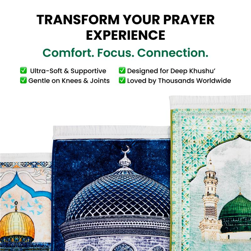 Crystal Dome  Padded Prayer Mat
