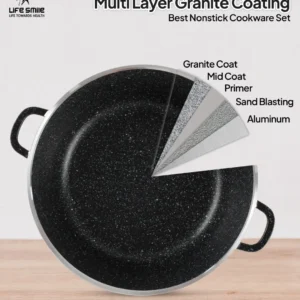 31 Pcs Non Stick Granite Kitchen Cooking Set with Tools