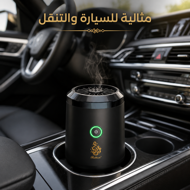 مبخرة بخور كهربائية قابلة للشحن عبر USB للمنزل والمكتب والسيارة
